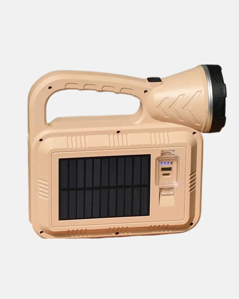 Solar Alev Işığı COB Teknolojili Taşınabilir El Feneri ve Kamp Lambası görsel 2