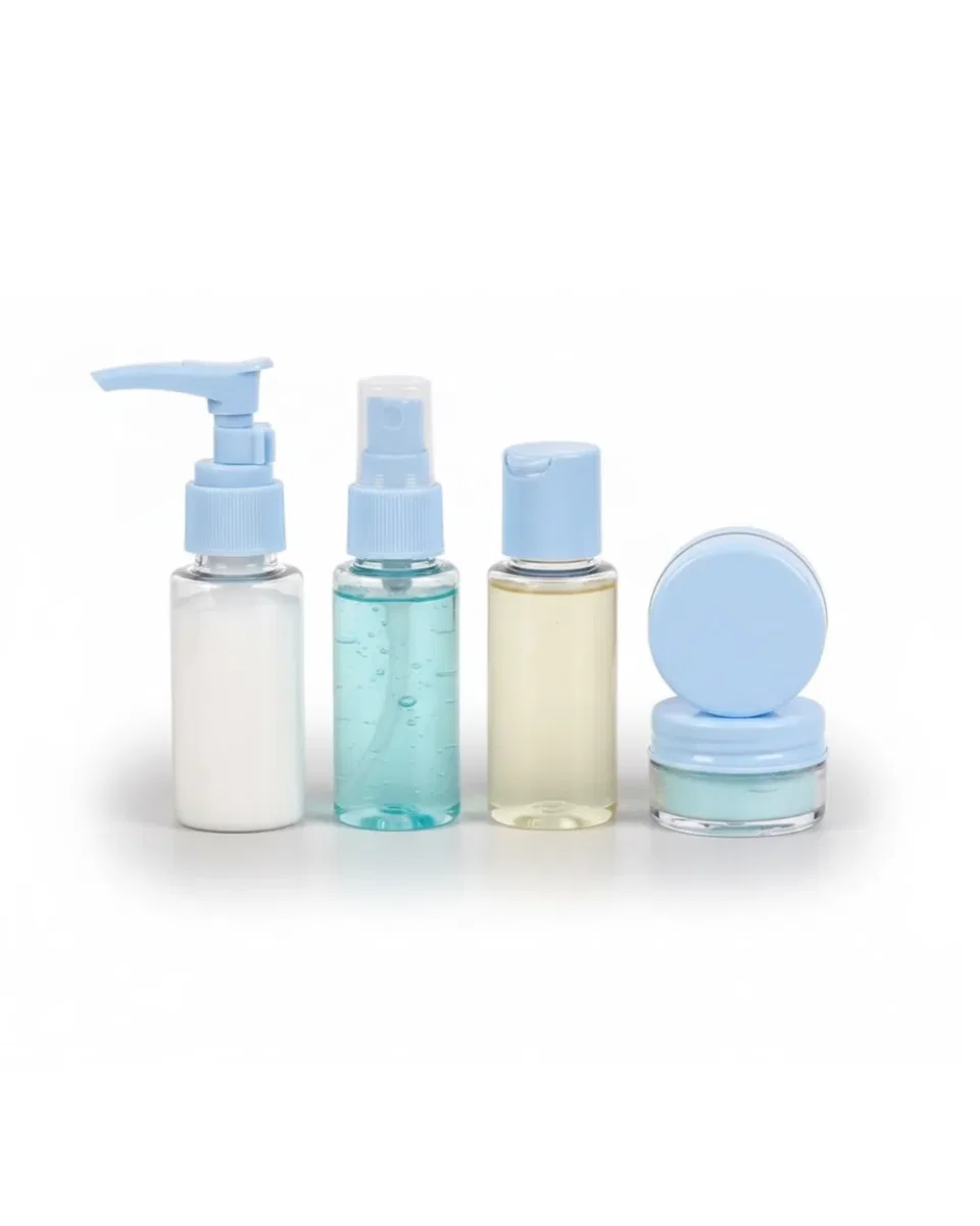 Taşınabilir 5 Parça Seyahat Kozmetik Seti 30 ml Sızdırmaz görsel 5