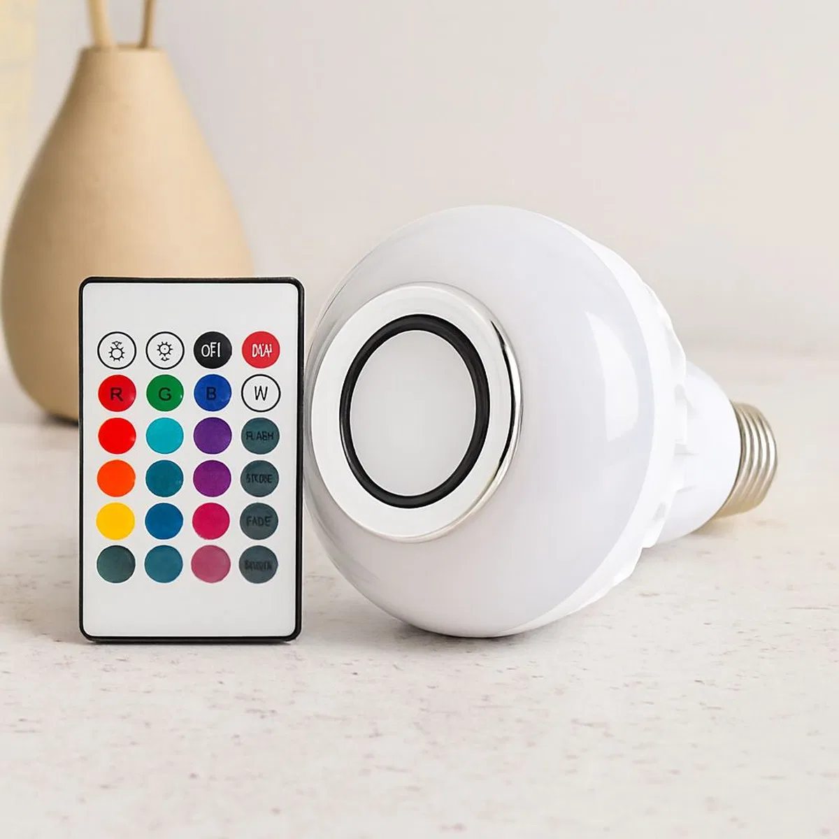 Kumandalı RGB LED Ampul Bluetooth Hoparlör 7W/3W