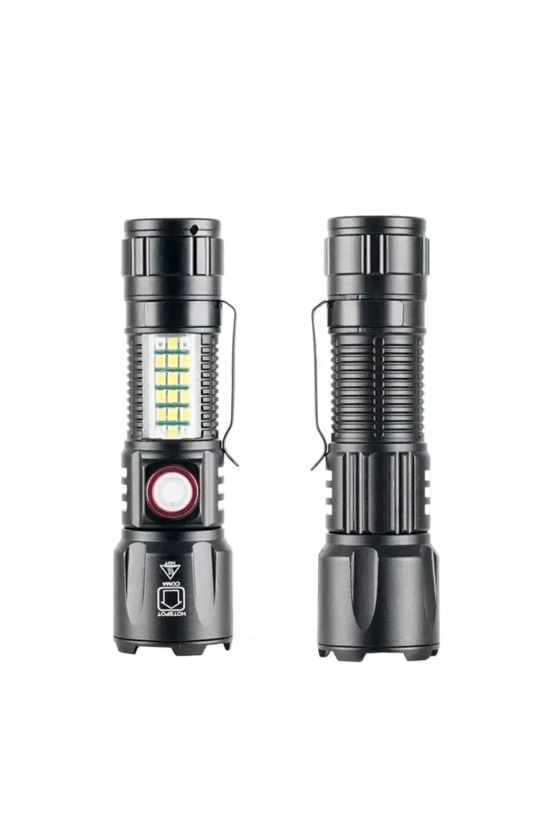 Ws-2828 10w 1000 Lümen Şarjlı Metal El Feneri