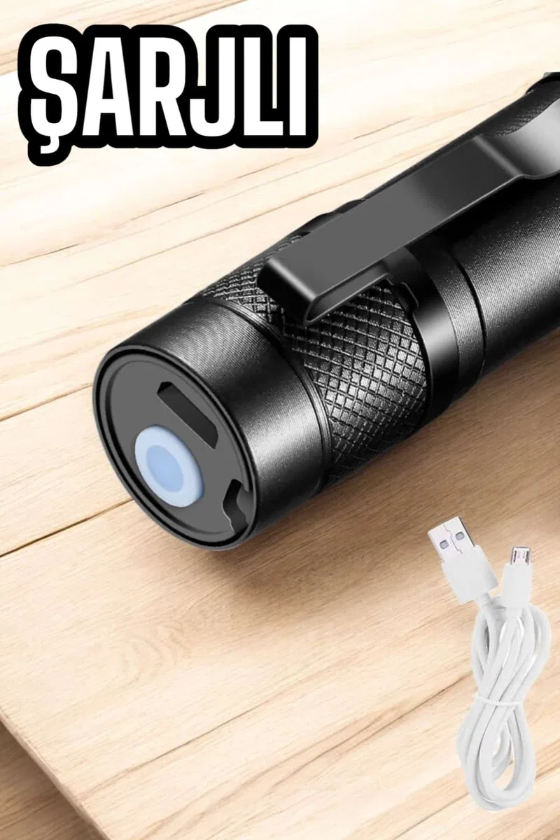 Işıldak El Feneri Kamp Lambası Mini Taşınabilir Acil Durum Lambası Fener Led Işık görsel 5