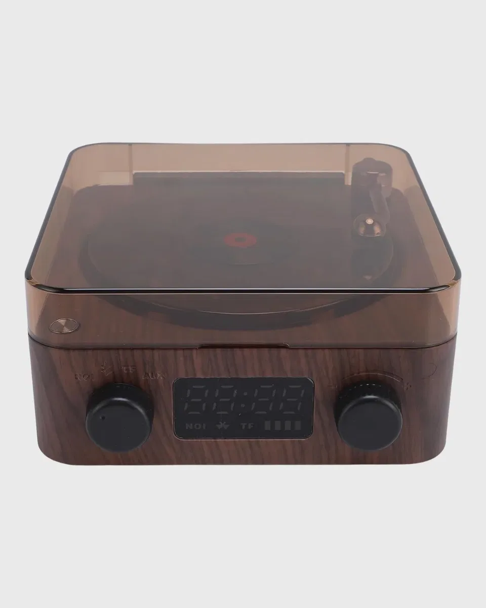 Gece Lambası Bluetooth Hoparlör Dijital Saat Çok Fonksiyonlu Su Dalgası Işıklı görsel 3
