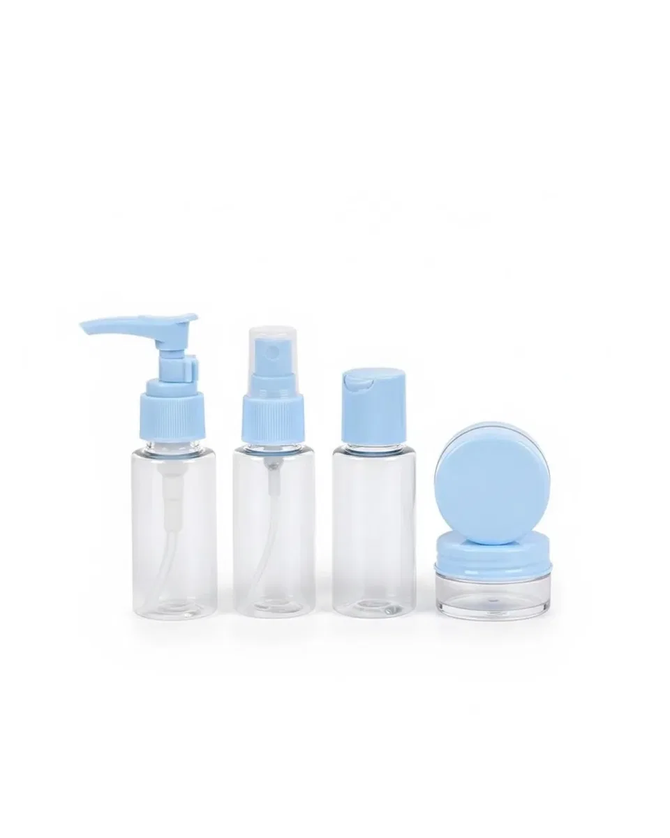 Taşınabilir 5 Parça Seyahat Kozmetik Seti 30 ml Sızdırmaz görsel 2