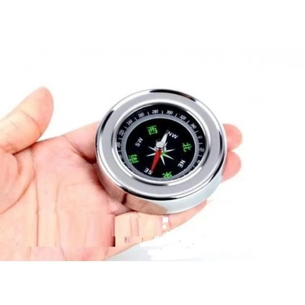 Yuvarlak Metal Kasa Dayanıklı Pusula 60mm görsel 2