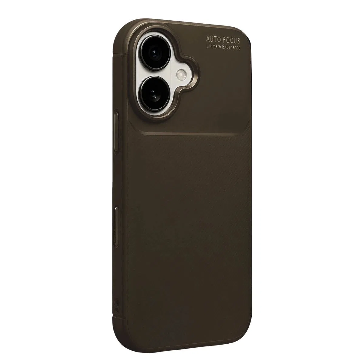 Apple İphone 17 Auto Focus Karbon Kapak - Kahverengi görsel 3