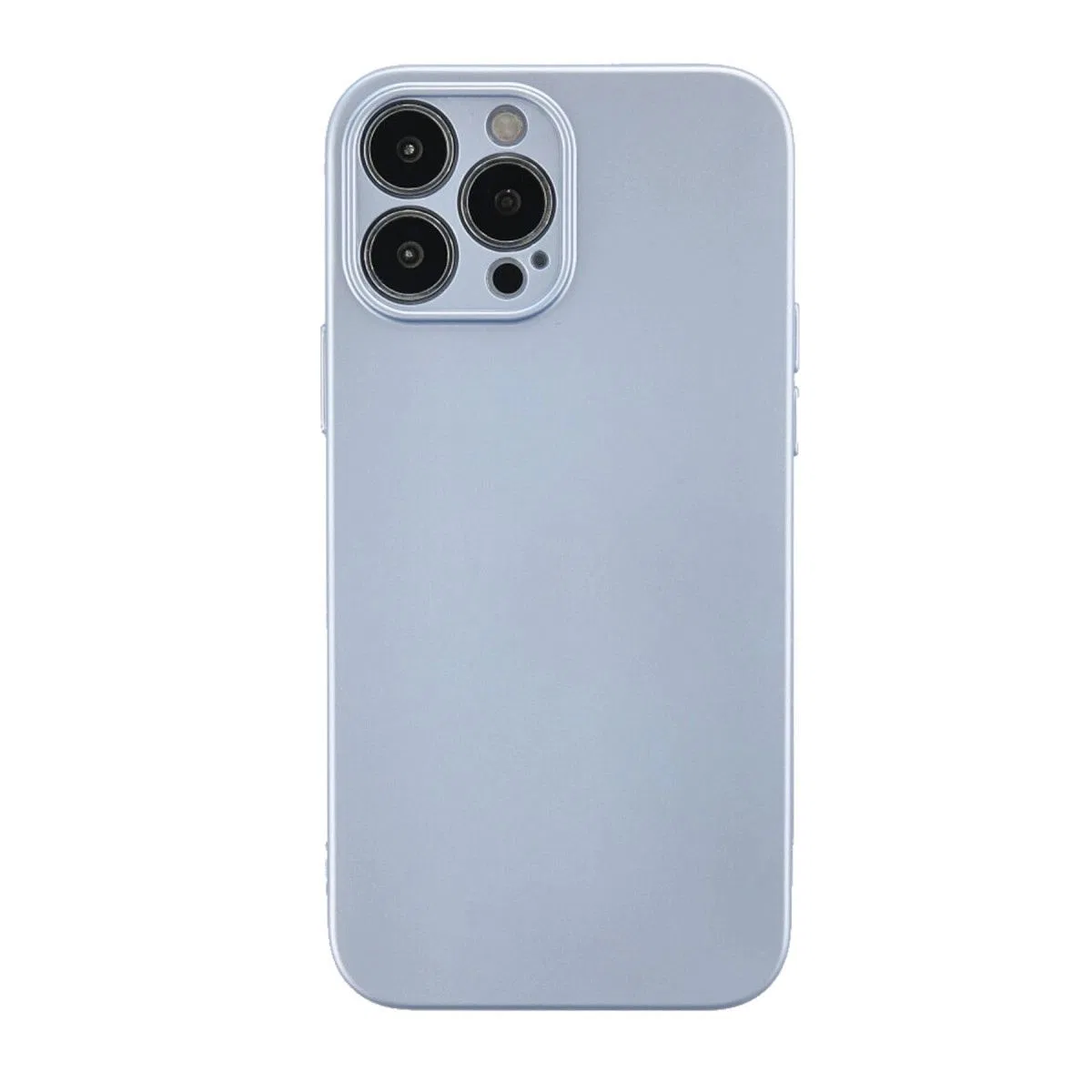 Apple İphone 13 Pro Kılıf Nano İçi Kadife Silikon - Sky Blue