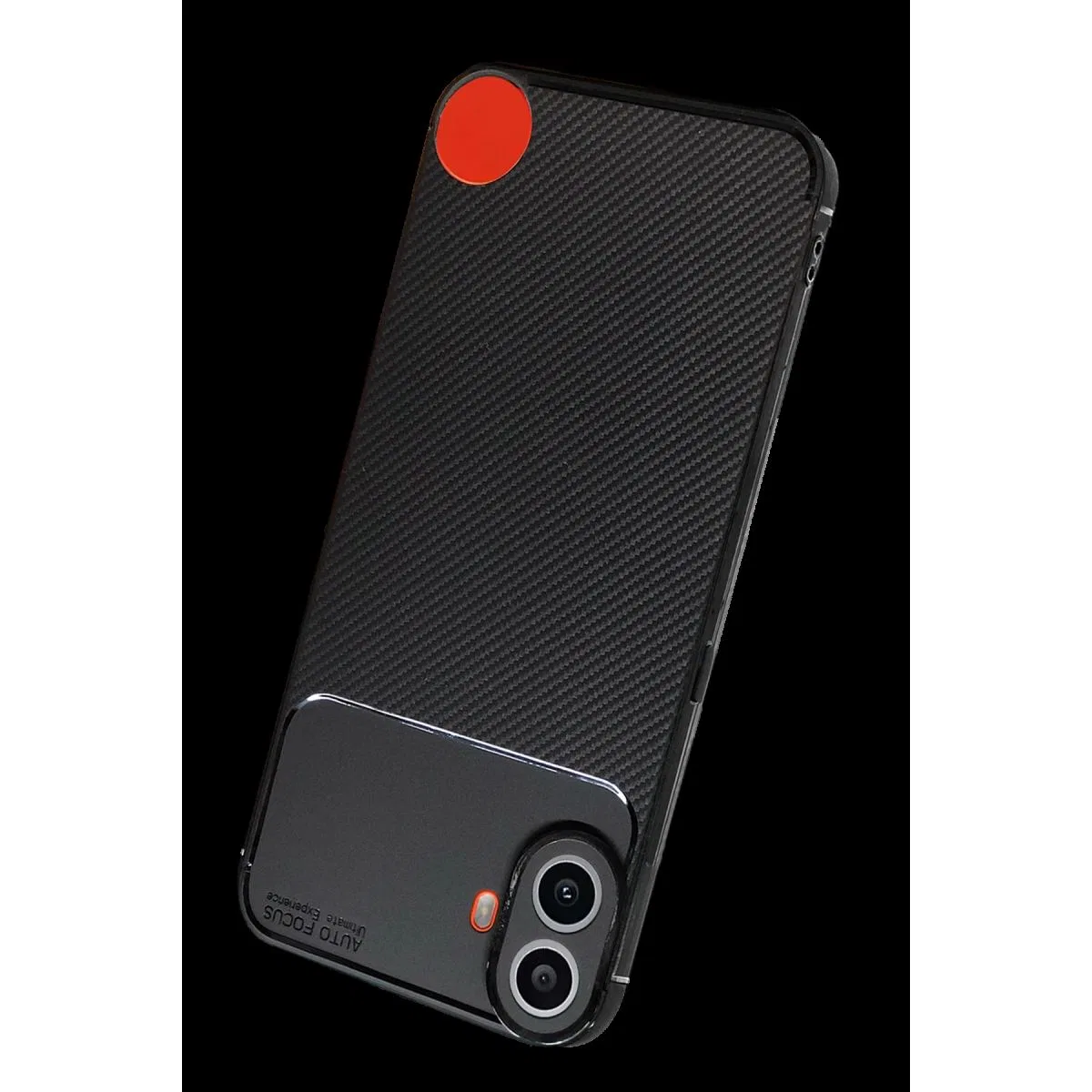 Newface Nothing Phone Nothing Cmf Phone 1 Auto Focus Karbon Kapak - Siyah görsel 3
