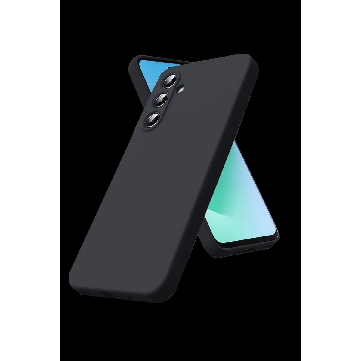 Samsung Galaxy A27 5g Nano İçi Kadife Silikon - Siyah