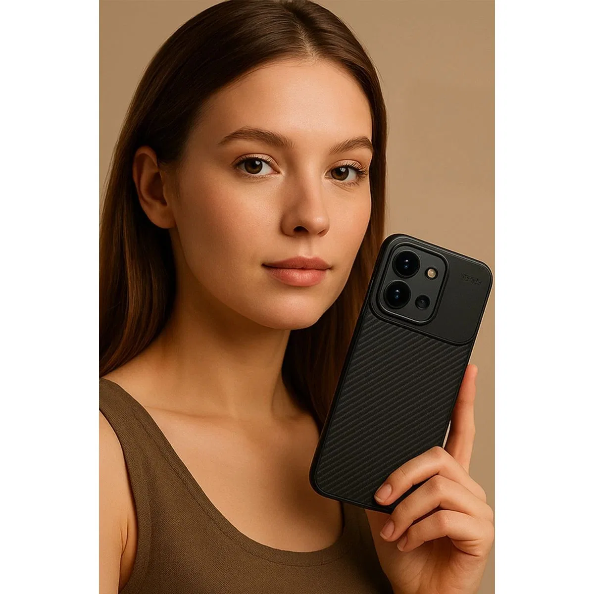Xiaomi Redmi 15c 4g Auto Focus Karbon Kapak - Lacivert görsel 4