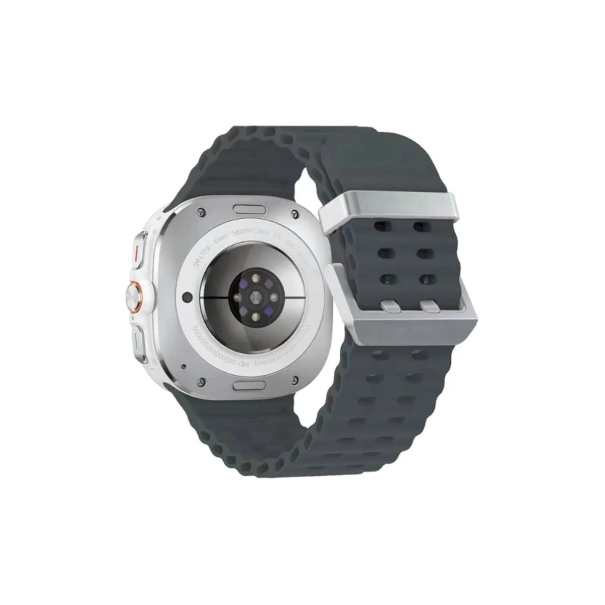Watch 7 Ultra Kr417 Rug Silikon Kordon - Koyu Gri