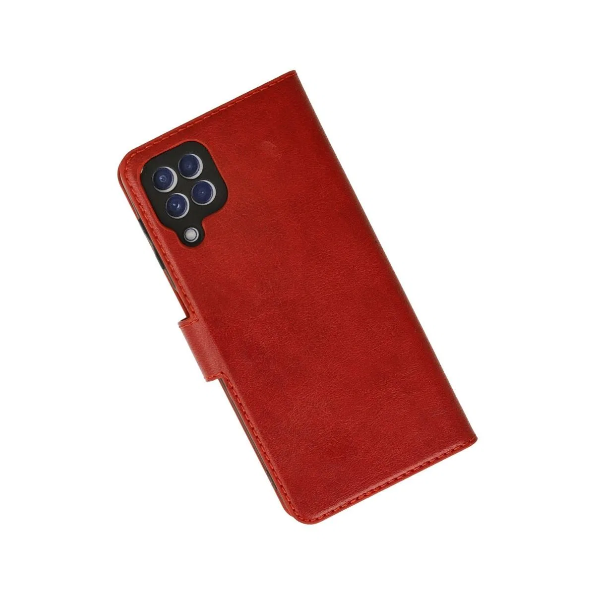 Newface Samsung Galaxy A22 Kılıf Trend S Plus Kapaklı Kılıf - Kırmızı görsel 3