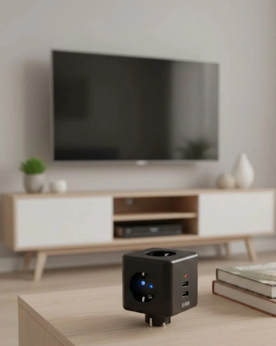 Ev Ve Ofis Kullanımı İçin Akım Korumalı Usb Girişli Priz