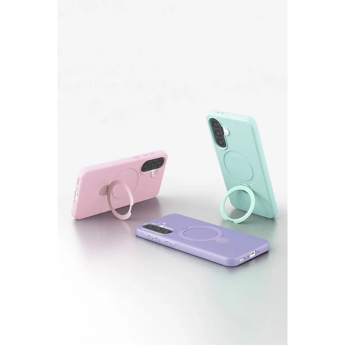 Samsung Galaxy A26 Regal Magsafe Standlı Kapak - Lacivert görsel 5