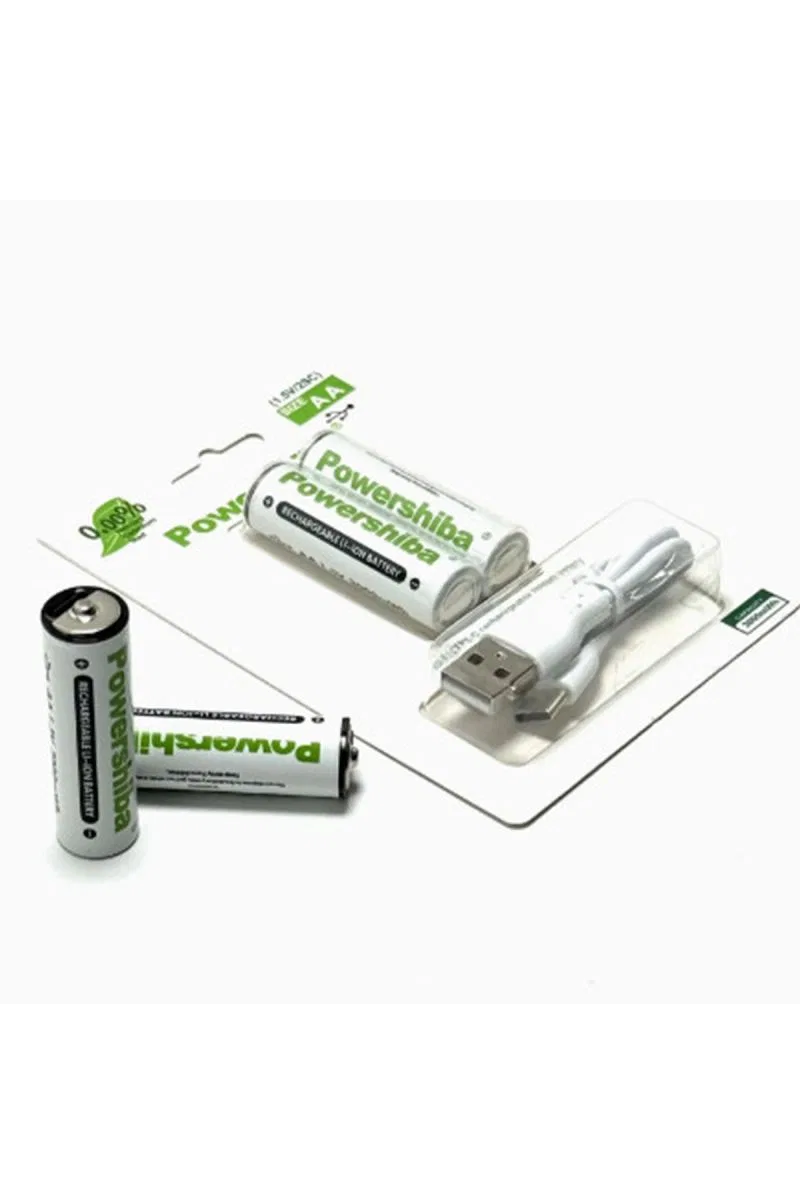 Şarj Edilebilir Pil Type-c Şarjlı Li-ıon Lityum Kalem Pil 2800mah/1. 5v/aa Şarjlı Pil görsel 3