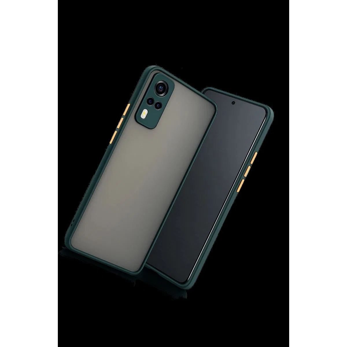 Vivo Y53s Kılıf Montreal Silikon Kapak - Yeşil görsel 3