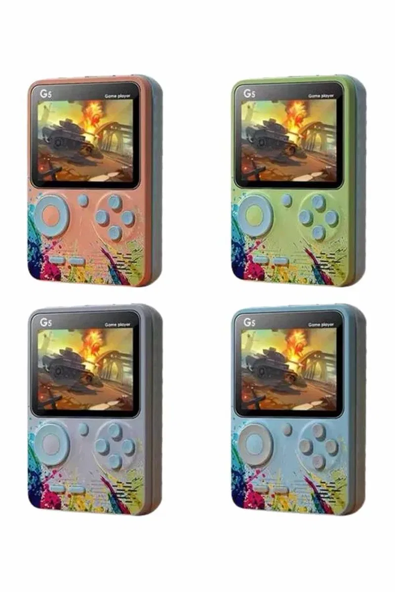 Game Box Mini 500 Adet Retro Oyun Taşınabilir Oyun Konsolu görsel 3