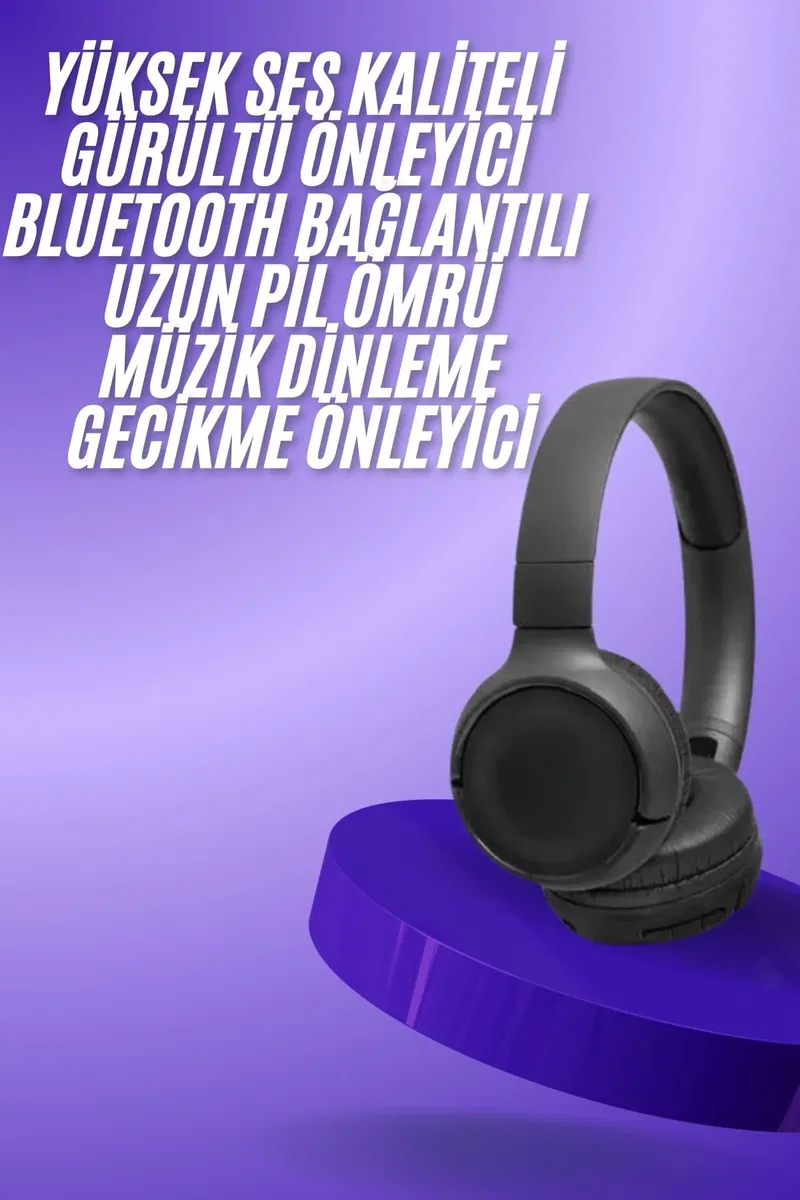 2025 Model Kulak Üstü Bluetooth Hoparlör ANC Özellikli görsel 2