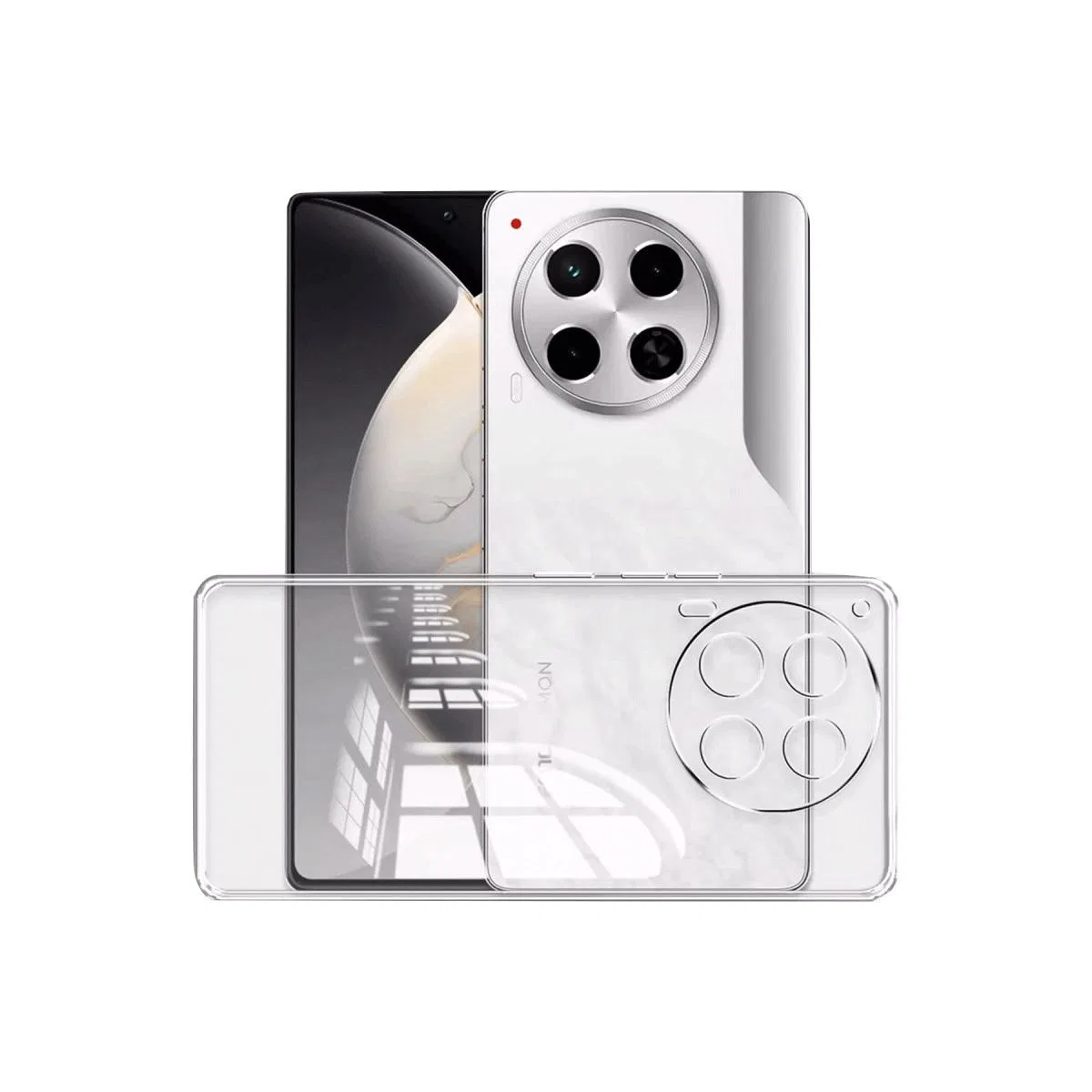Tecno Camon 30 Kılıf Lüx Şeffaf Silikon görsel 2