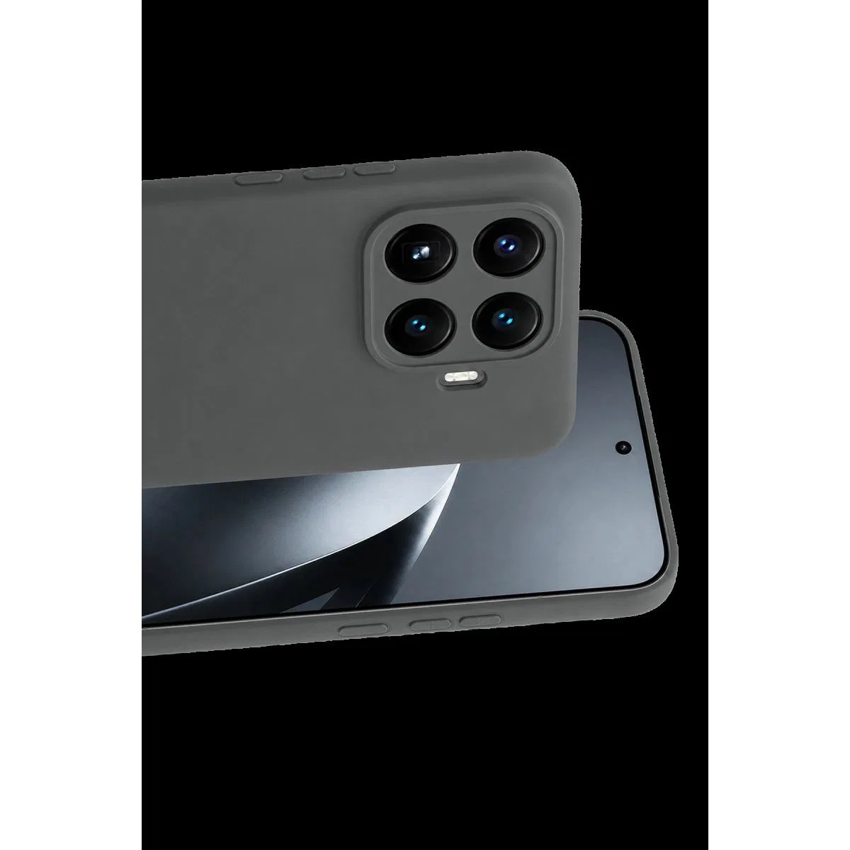 Xiaomi Mi 17t Pro Nano İçi Kadife Silikon - Gri görsel 2