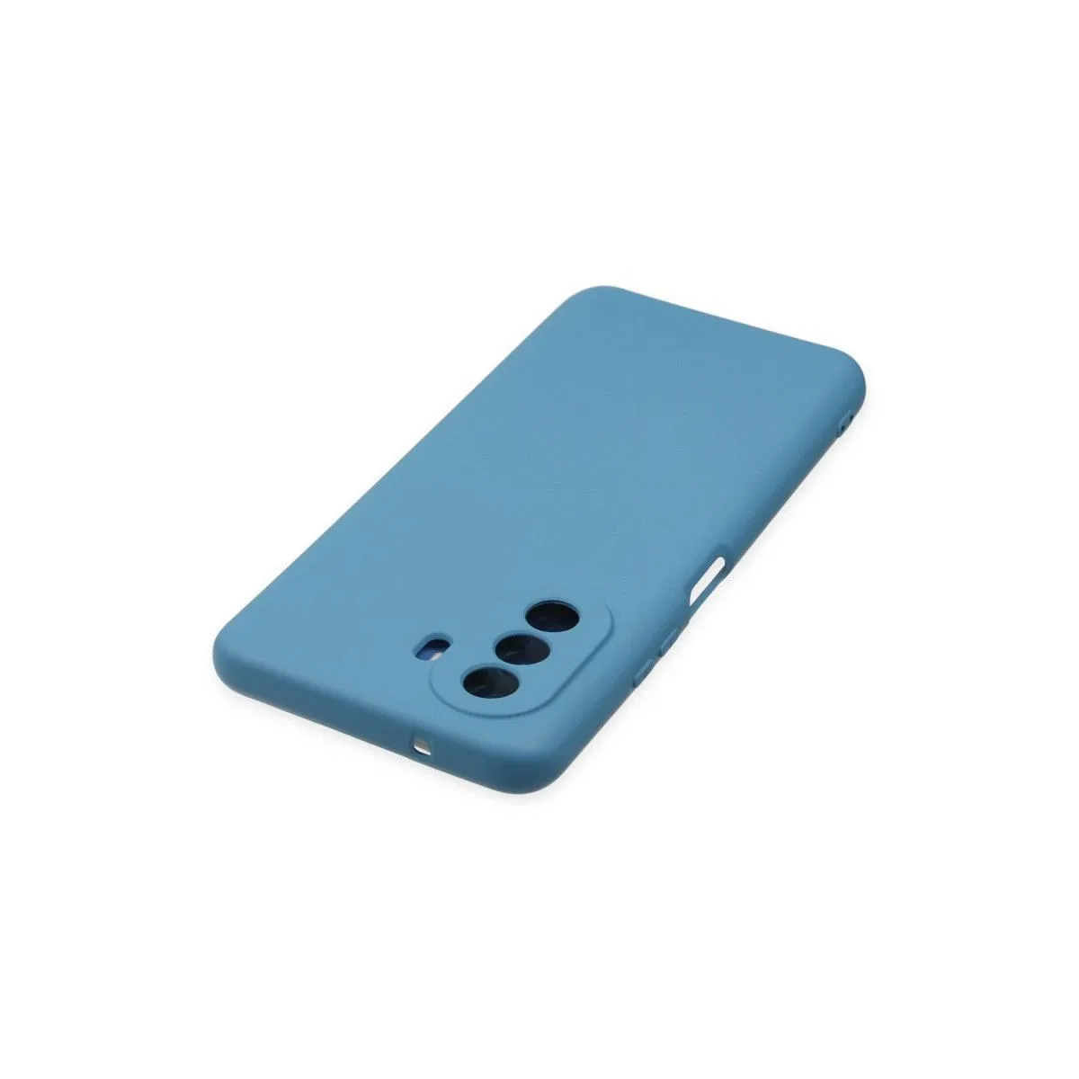 Huawei Nova Y70 Kılıf Nano İçi Kadife Silikon - Mavi görsel 5