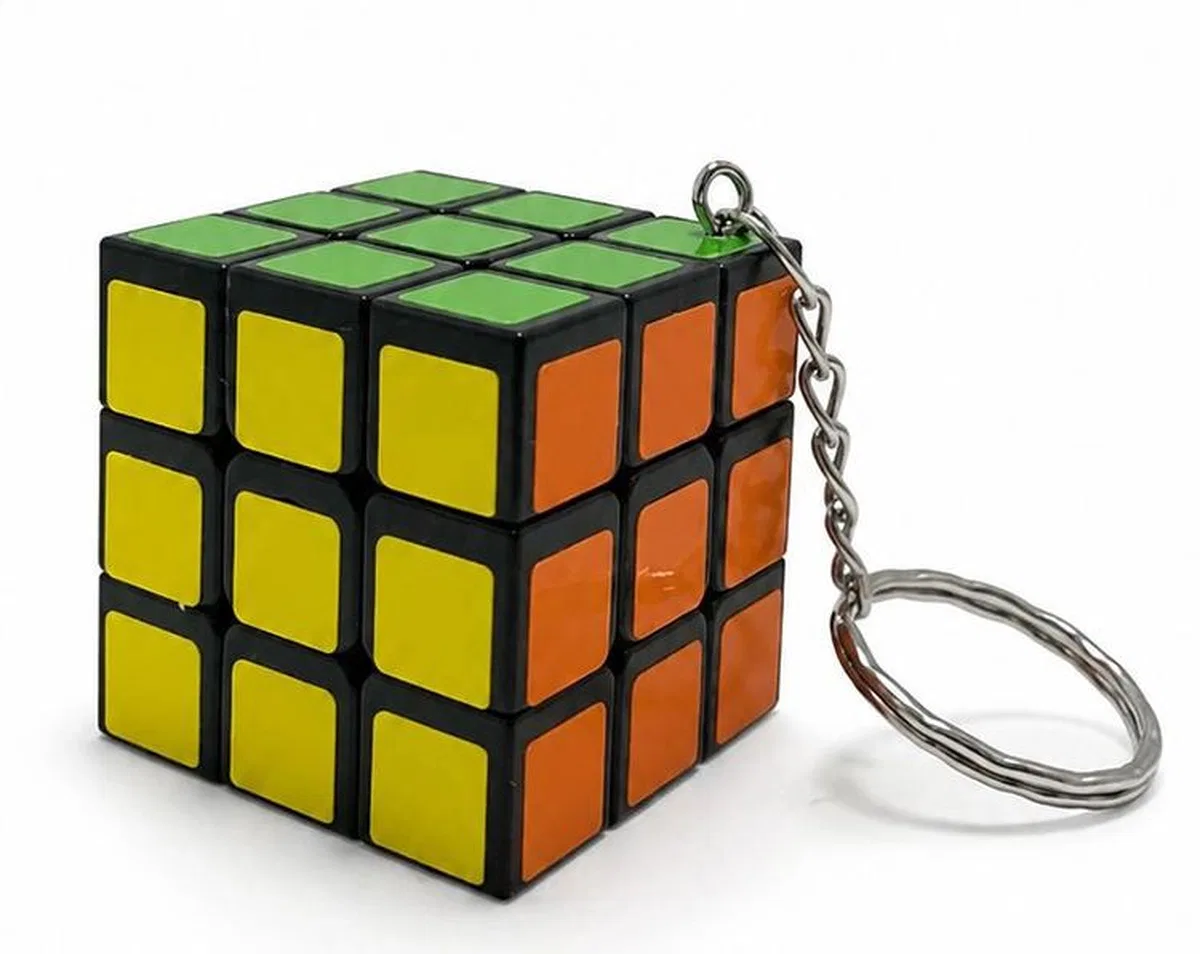 Zeka Küpü Anahtarlık - Mini Rubik Küpü Taşınabilir Oyuncak Alk4012