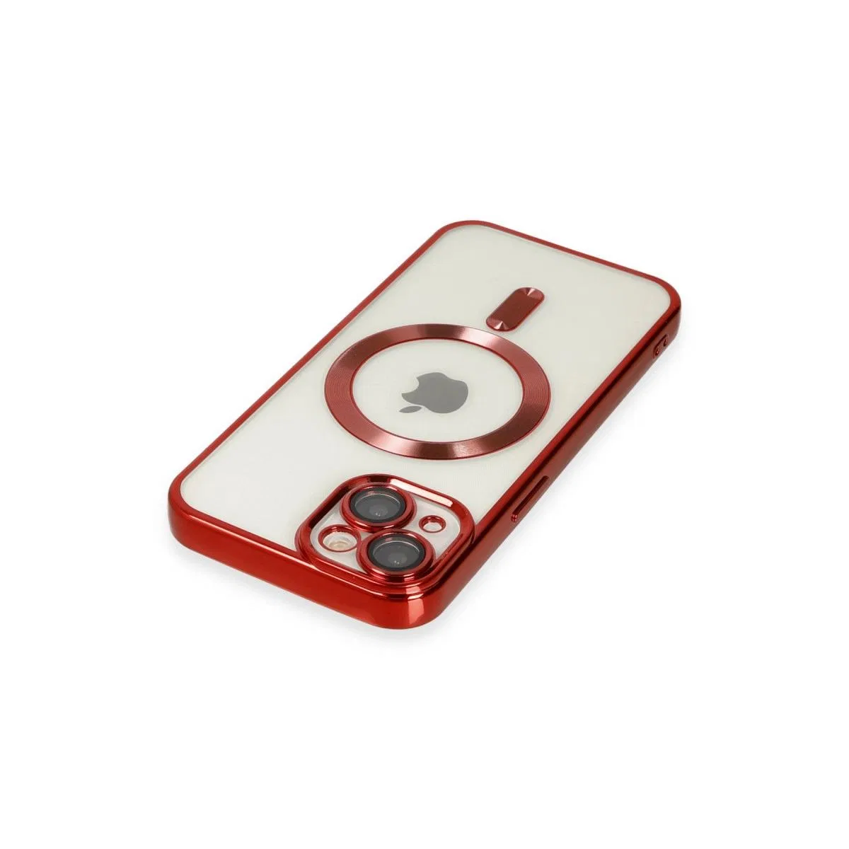 Apple İphone 14 Kılıf Kross Magneticsafe Kapak - Kırmızı görsel 4