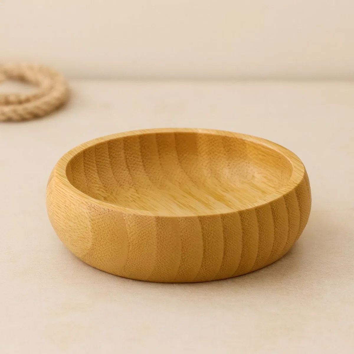 Bambu Ahşap Çerezlik 8. 5 cm (Mini Lokumluk)