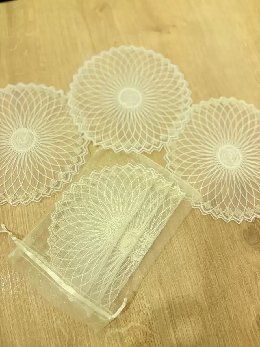 6'lı Dantel Kahve Sunumluğu 15x15 cm Asorti Desenli Zarif Sunum Aksesuarı görsel 8