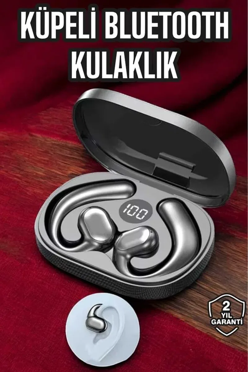 Bluetooth Kulaklık Dijital Göstergeli Uzun Pil Gürültü Önleyici Oyuncu Kulaklığı görsel 2