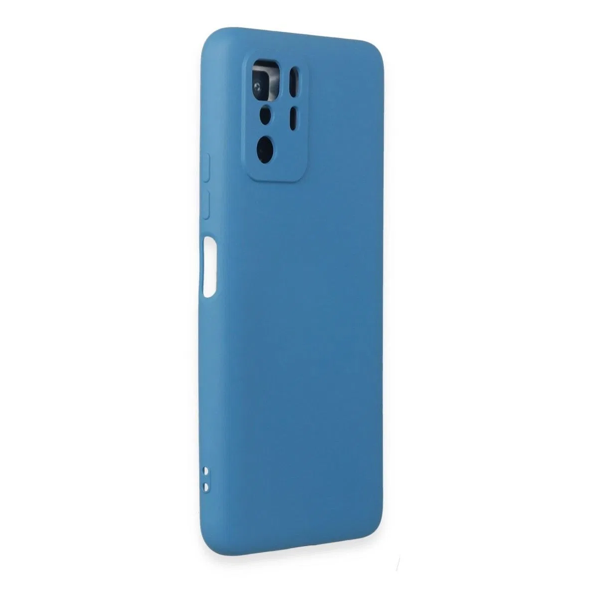 Xiaomi Poco X3 Gt Kılıf Nano İçi Kadife Silikon - Mavi görsel 2