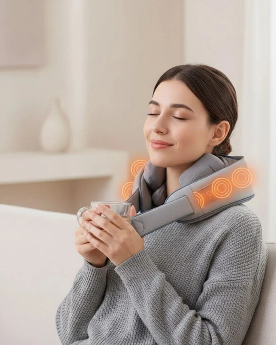 1800mah Pil Kapasiteli Boyun Masaj Aleti
