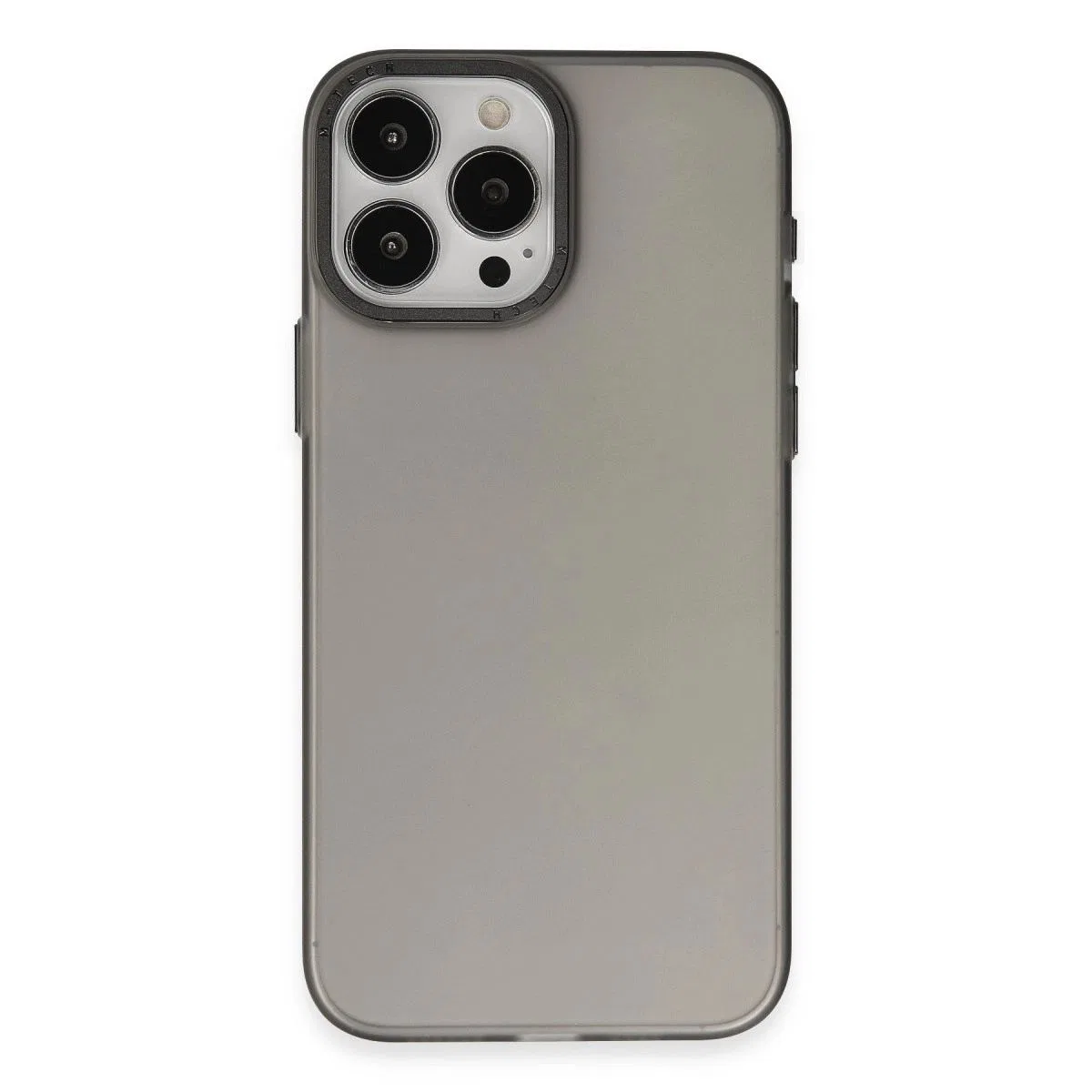 Apple İphone 15 Pro Max Kılıf Modos Metal Kapak - Siyah