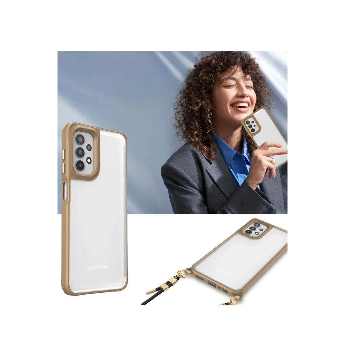 Samsung Galaxy A52 Kılıf Penta Silikon Kılıf - Titan Gri görsel 3