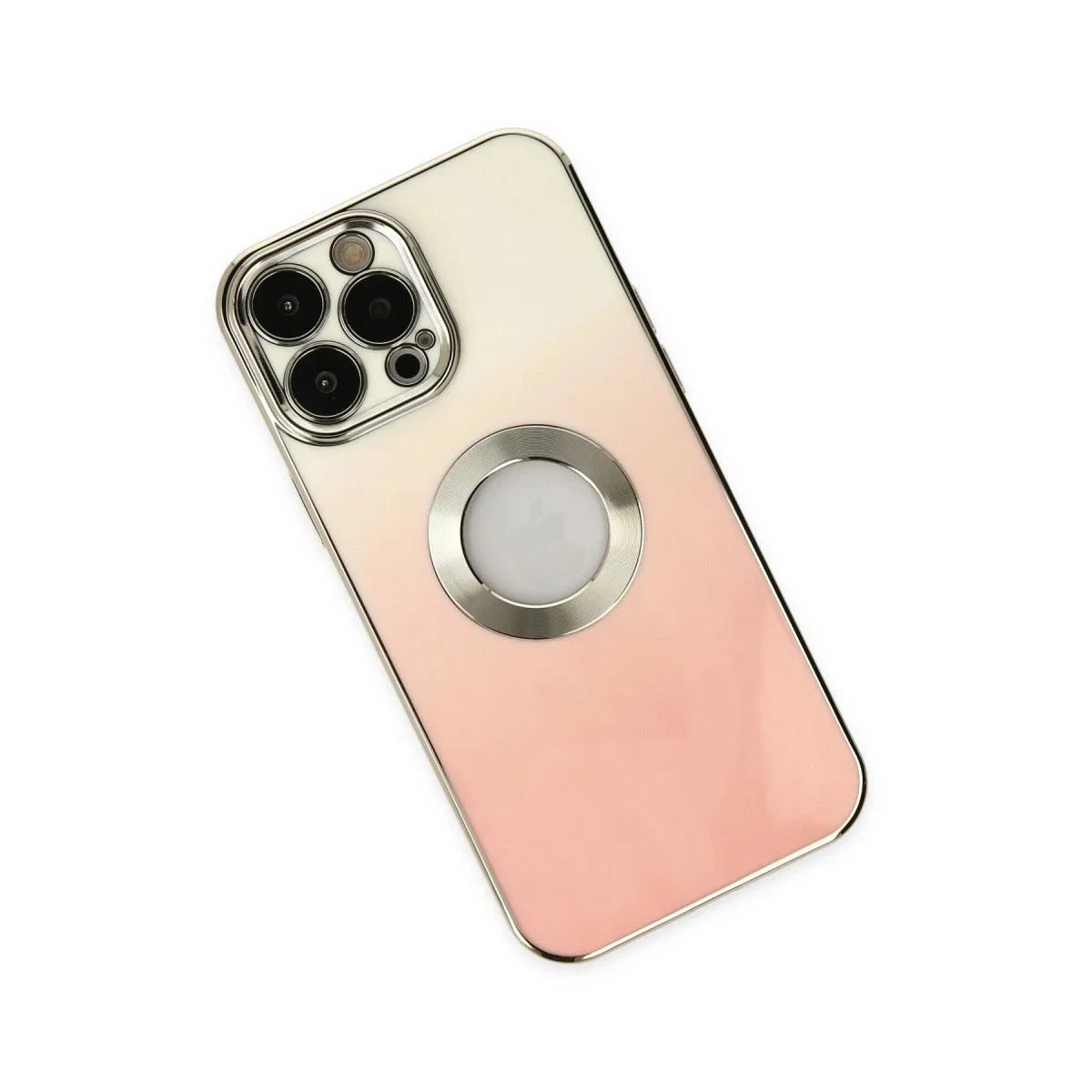 Apple İphone 13 Pro Kılıf Best Silikon - Pembe görsel 2