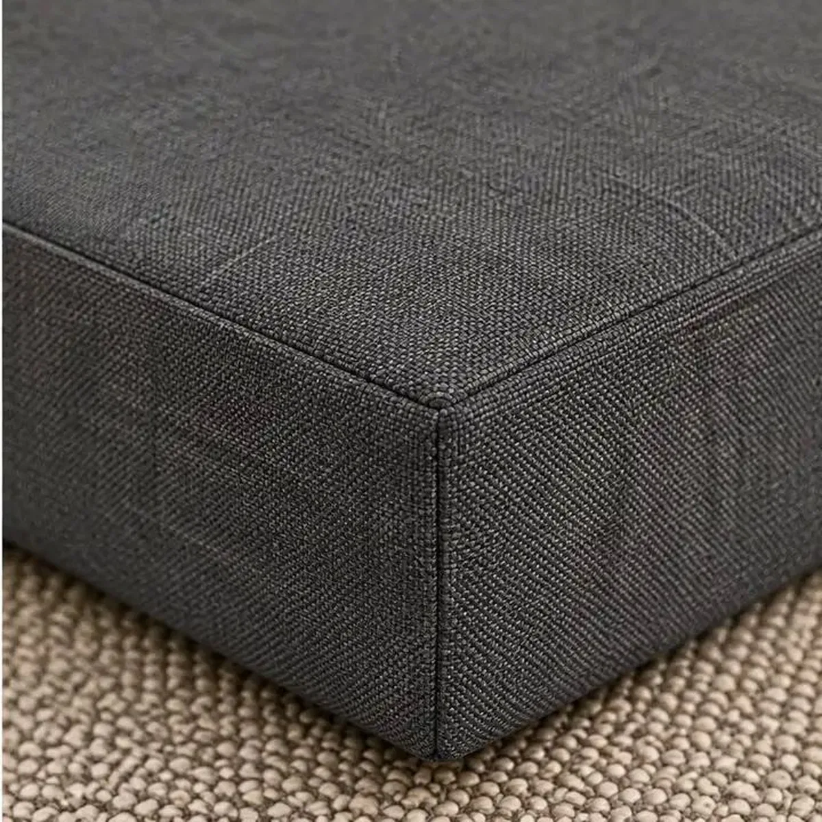 Kedi Köpek Yatağı Kare Blok Minder · 50 × 50 × 7 cm · Antrasit görsel 2