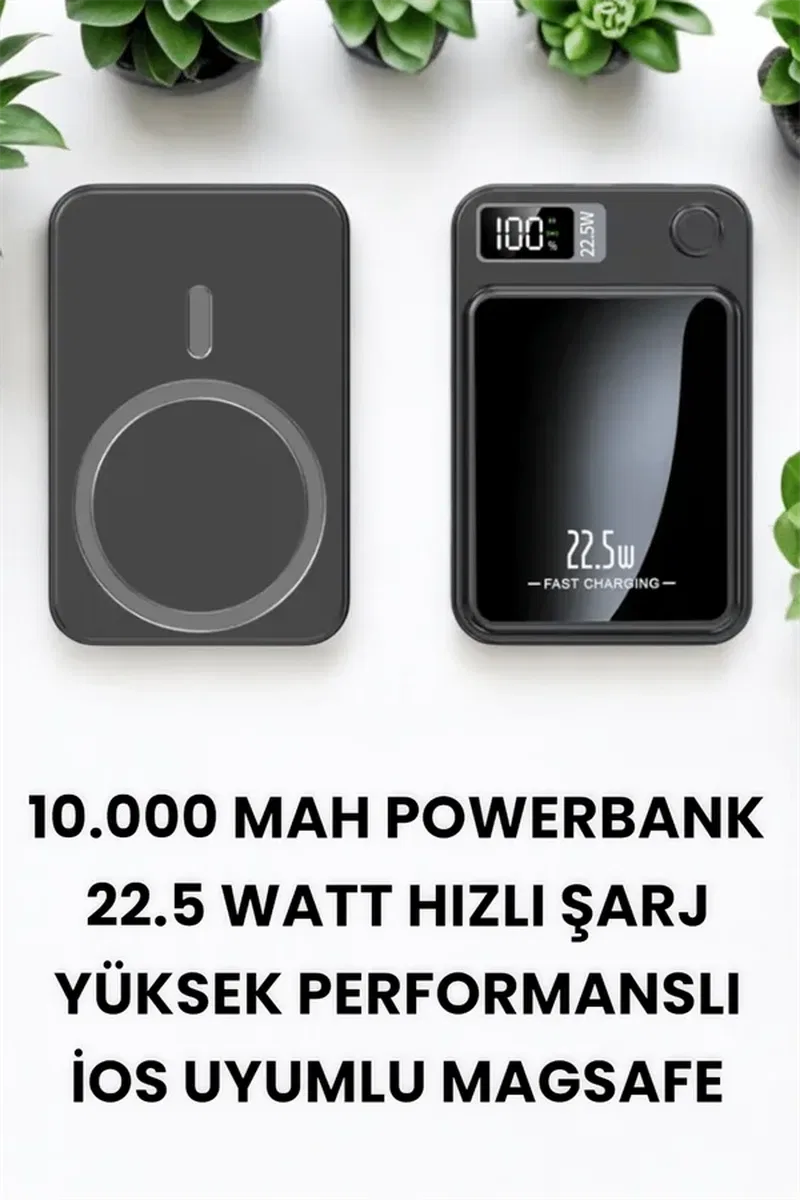Pratik ve Taşınabilir 10. 000 mAh Wireless Powerbank Hızlı Şarj Avantajı görsel 4