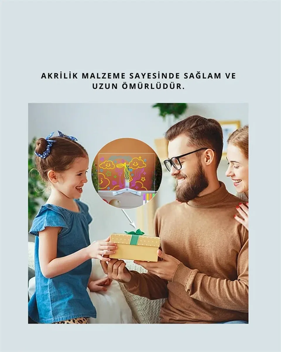 IŞIKLI YAZI TAHTASI görsel 5