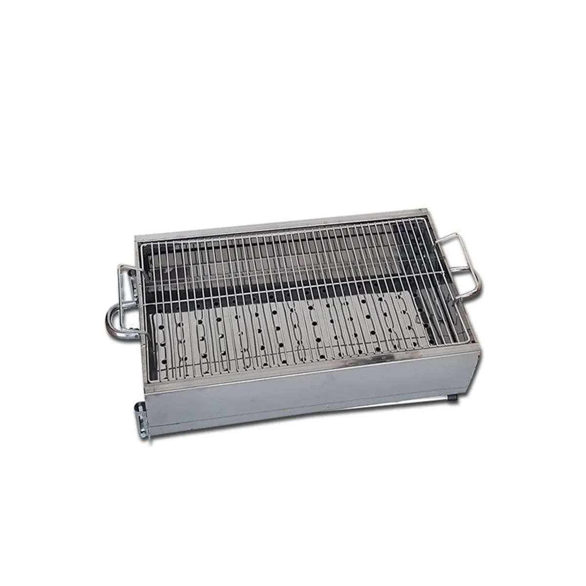 Paslanmaz Portatif Mangal 70 cm Ayaklı Standlı görsel 5