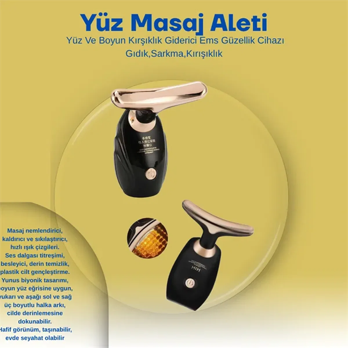 Taşınabilir Cilt Sıkılaştırıcı – 0. 6 W Hafif ve Ergonomik