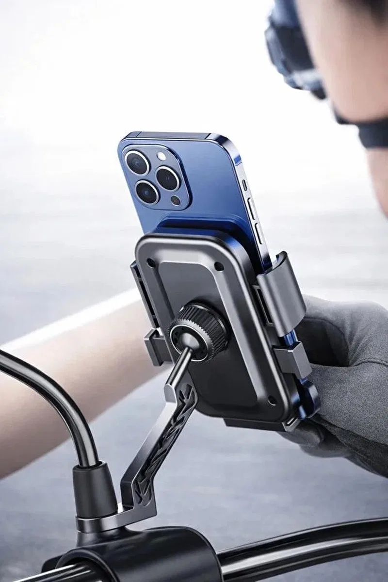 Xy-089 Motosiklet & Bisiklet Ayna Baglantılı Telefon Tutucu görsel 2