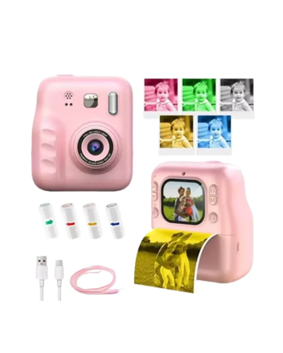 Y300H PRİNTER KAMERA PEMBE görsel 3