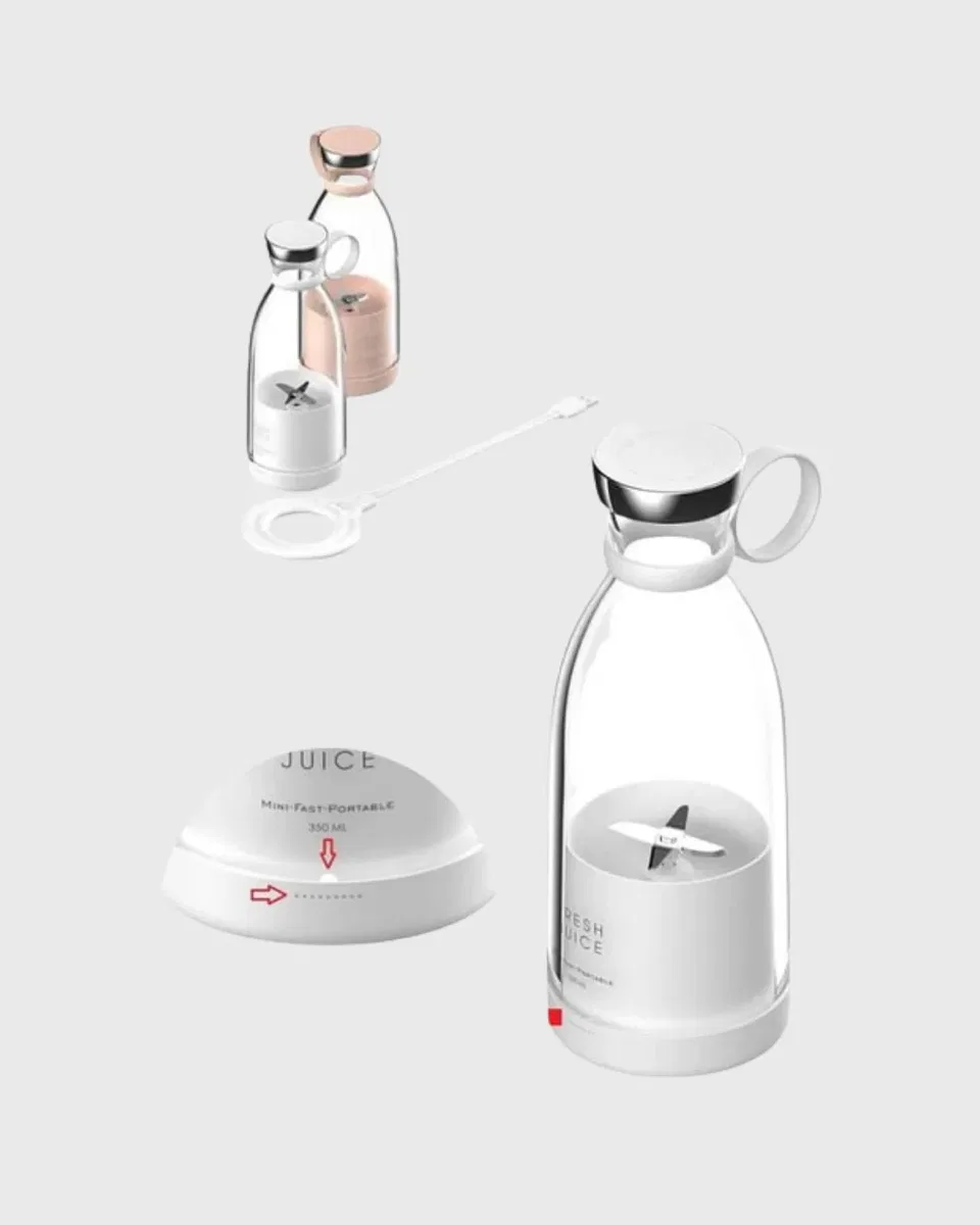 Kablosuz Taşınabilir Mini Blender – USB Şarjlı, 1200mAh görsel 3