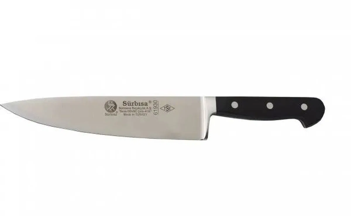 61930 - Sürmene Sıcak Dövme Şef Bıçağı 21 Cm görsel 2