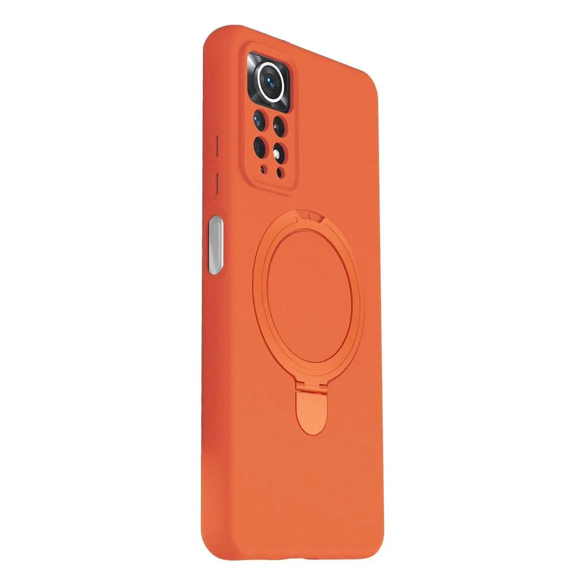 Xiaomi Redmi Note 12 Pro 4g Regal Magsafe Standlı Kapak - Turuncu görsel 3