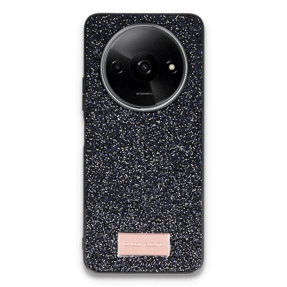 Onegif Xiaomi Redmi A3 4g Bright Simli Kapak - Siyah