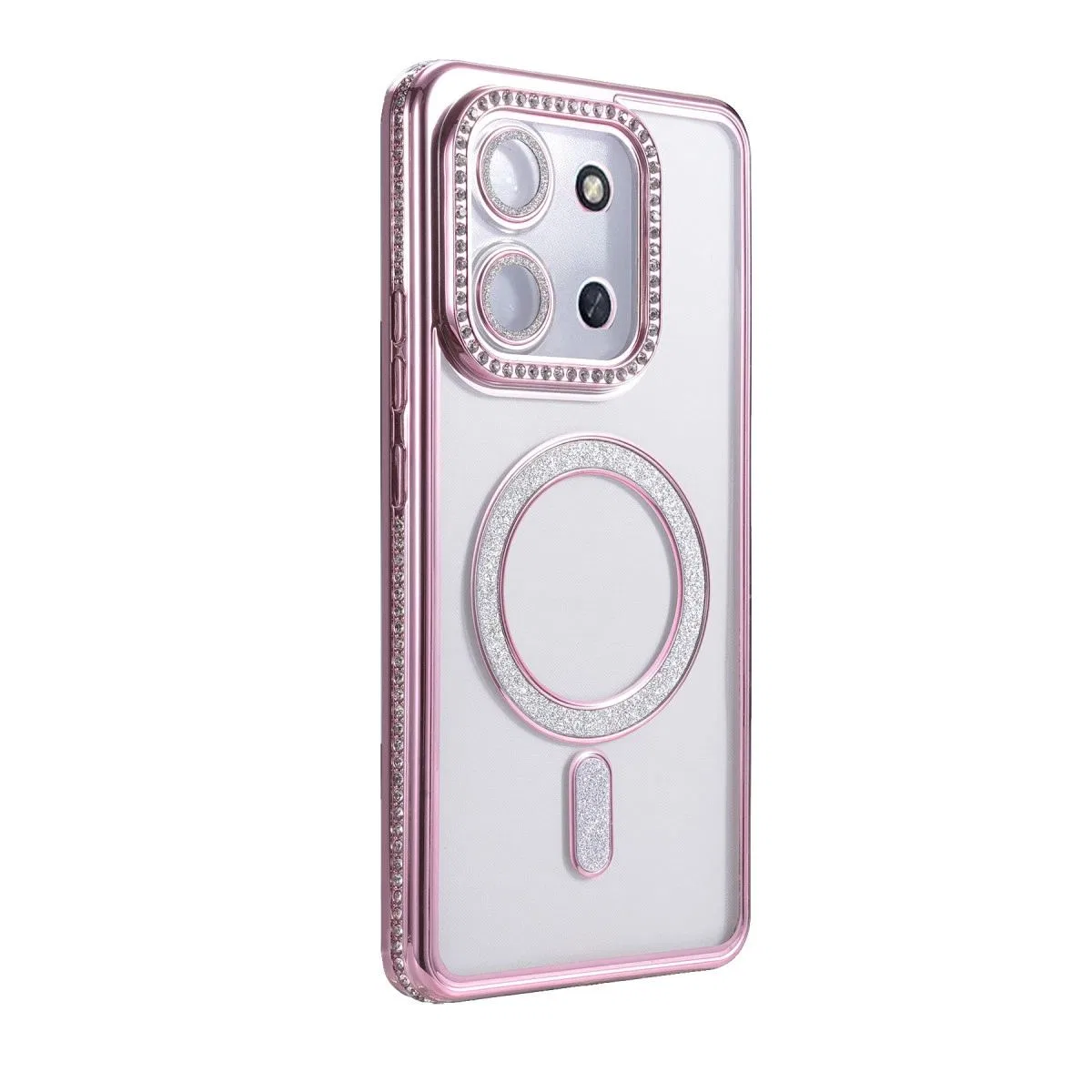 Xiaomi Redmi 15c 4g Joke Simli Magneticsafe Kılıf - Pembe görsel 3
