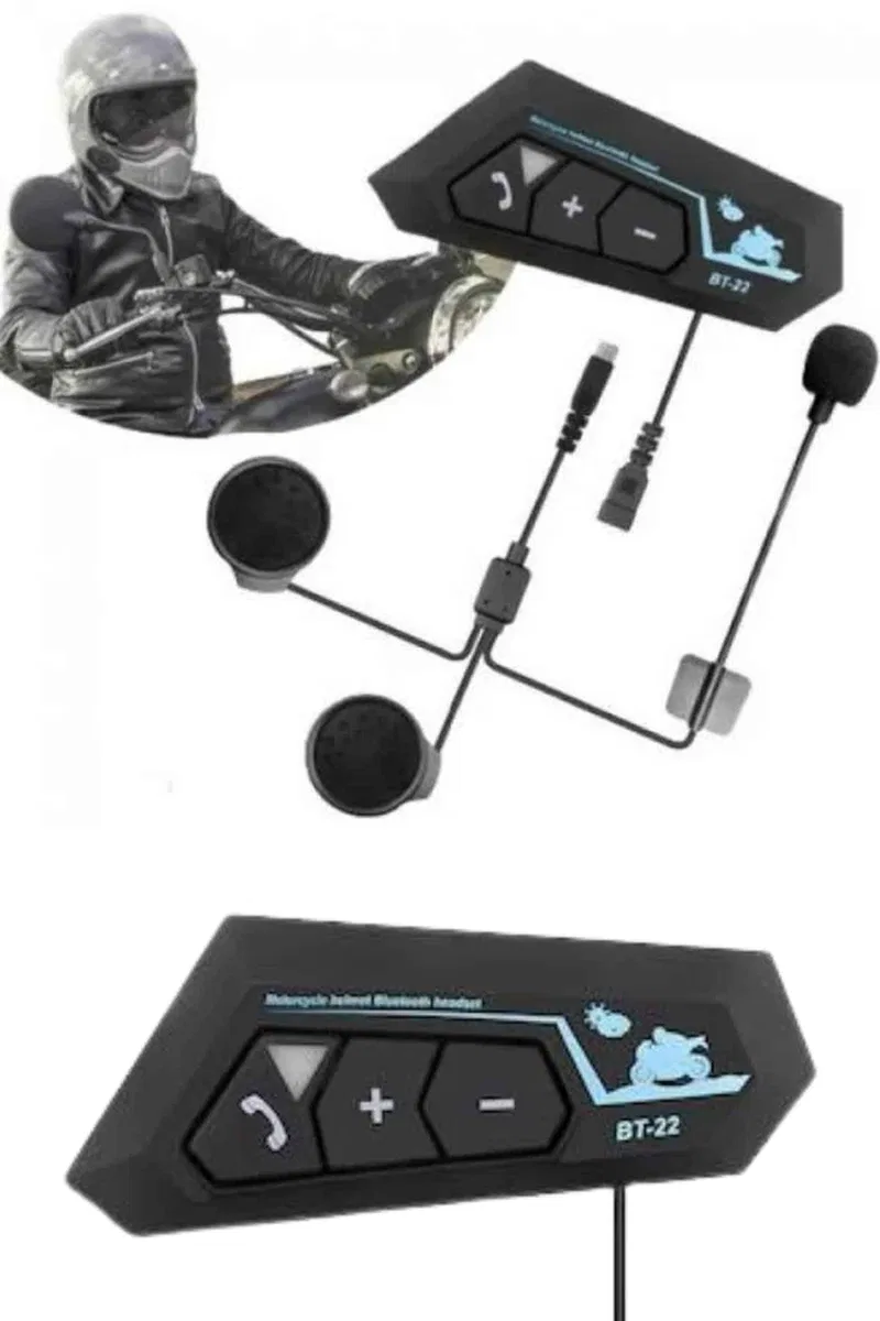 Yeni Nesil Dinleme Ve Konuşma Özellikli Intercom Kask Kulaklığı 5. 0 Bluetooth görsel 2