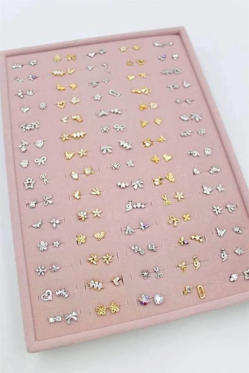 140'lı Standlı Tragus Küpe - ÇOK RENKLİ