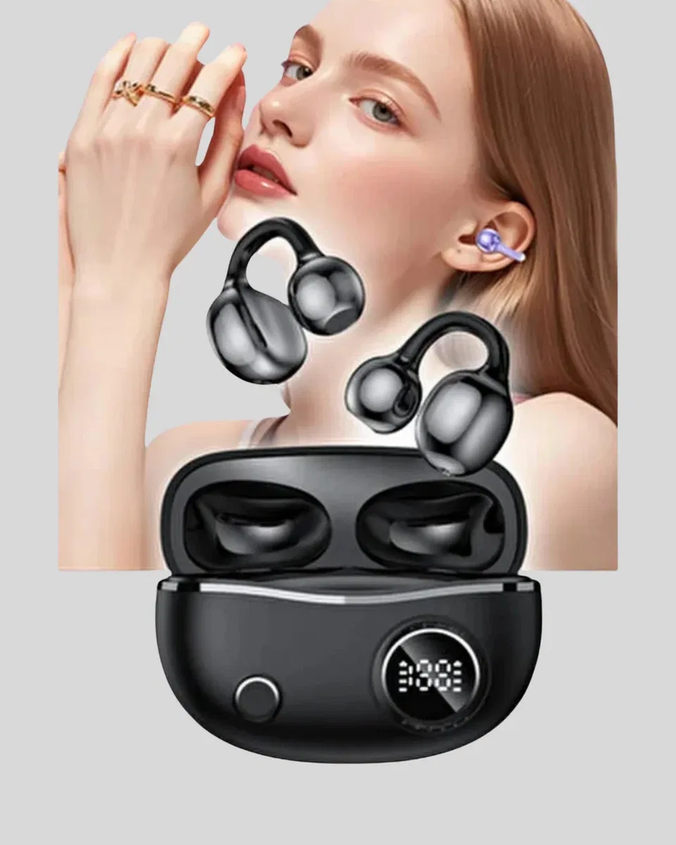 Açık Kulak Tasarımlı Bluetooth 5. 4 Kablosuz Kulaklık – Uzun Pil Ömrü görsel 2