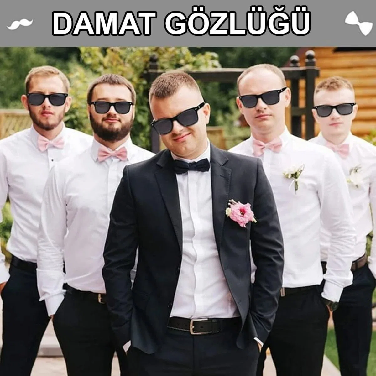 Damat Gözlüğü – Düğün Ve Bekarlığa Veda Partisi Aksesuarı görsel 2